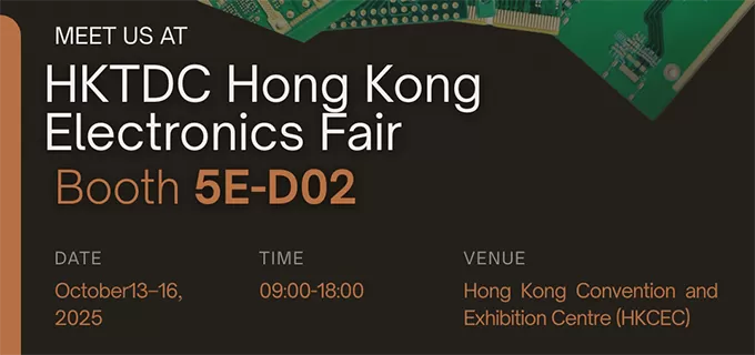 Weiyuanda PCB expose au HKTDC Hong Kong Electronics Fair (Édition Automne) 2025 !